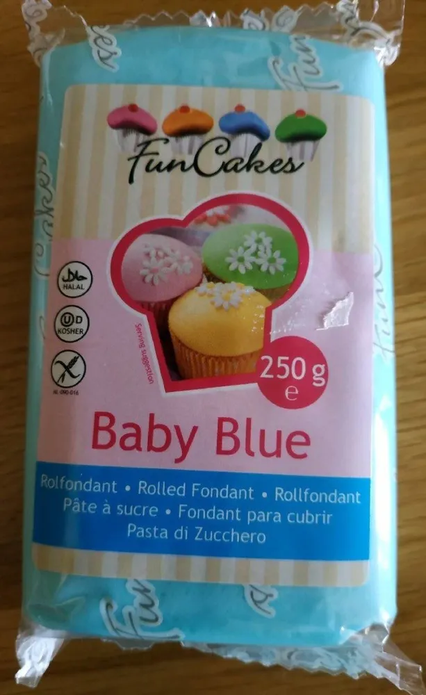 Pâte à Sucre Funcakes Bleu Bébé