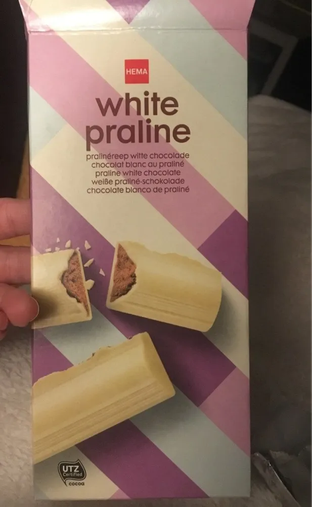 Chocolat white praline