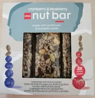 Cranberry & blueberry nut bar
