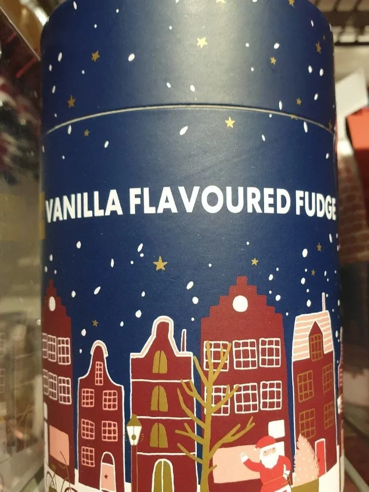 Vanilla flavoured fudge