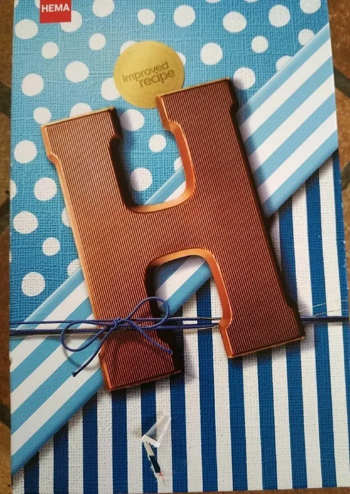 Lettre en chocolat