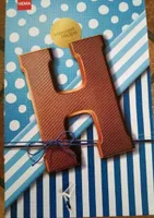 Lettre en chocolat