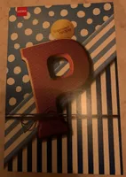 Lettre en chocolat