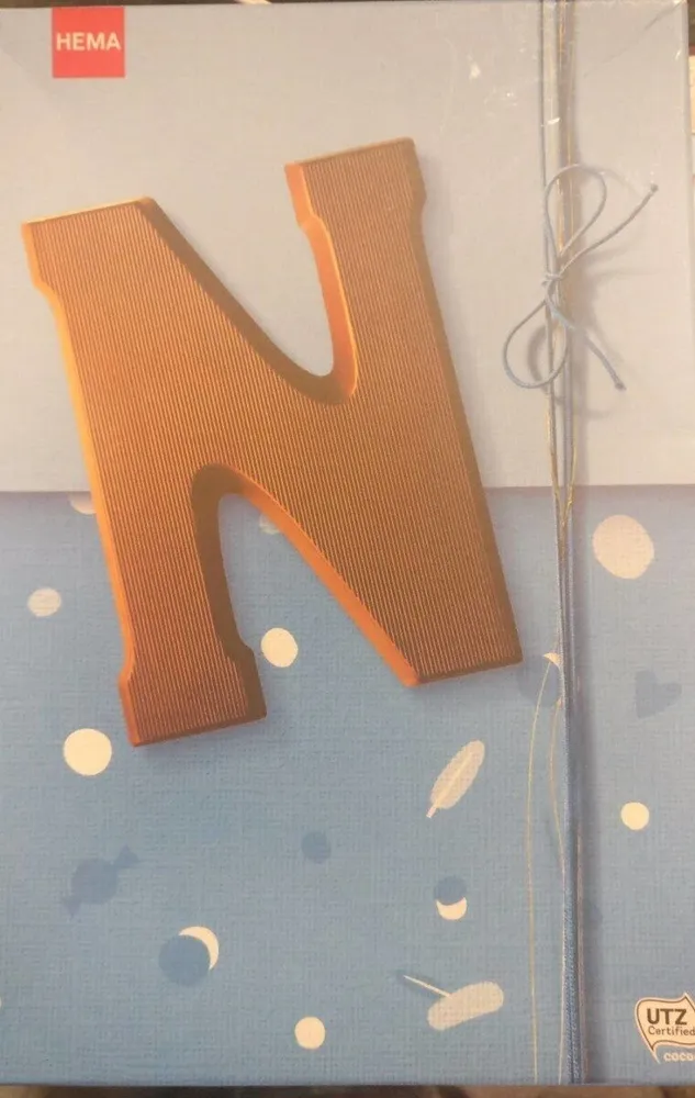 Lettre N en Chocolat