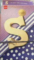 Lettre S en Chocolat blanc