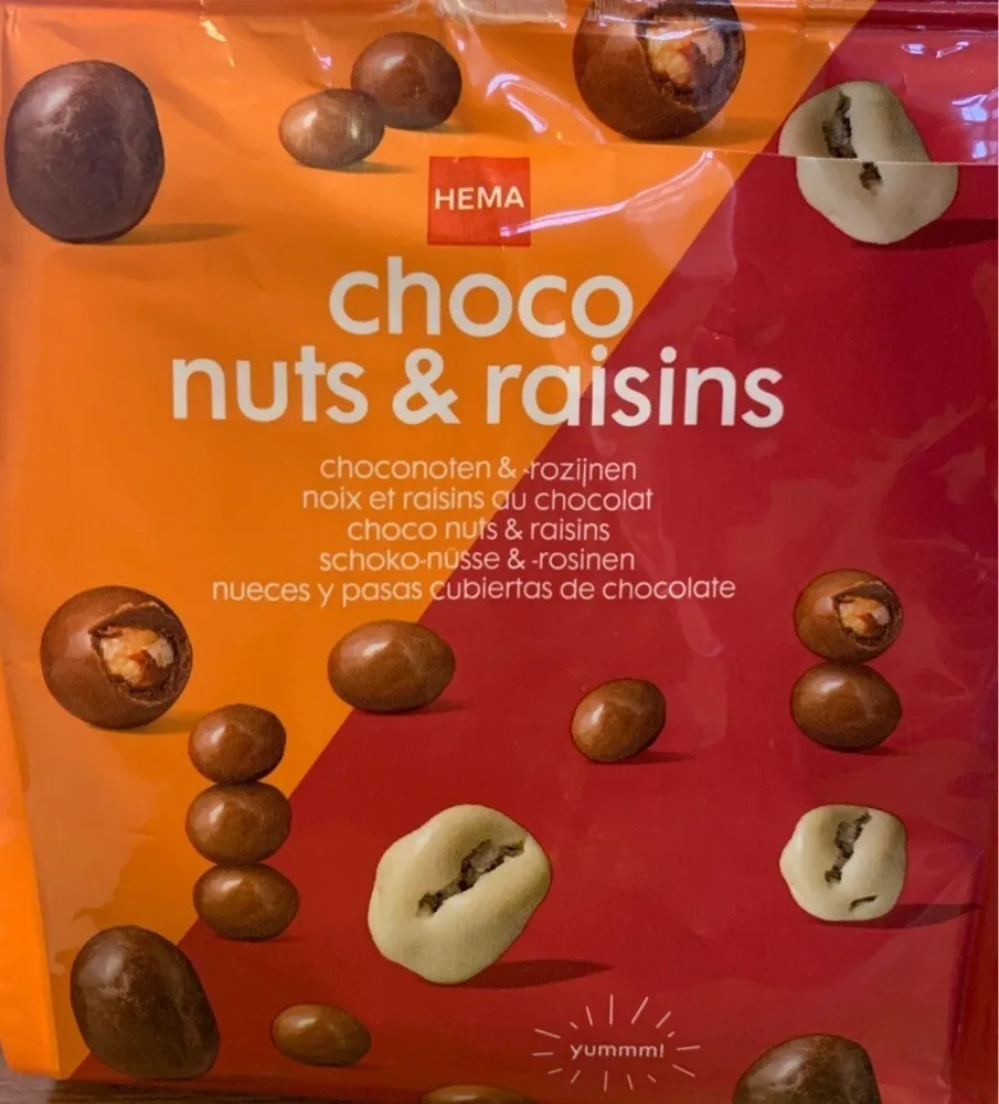 Choco nuts & raisins