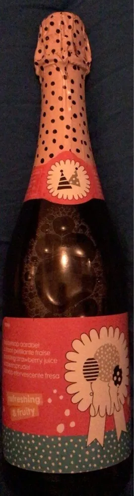 Boisson petillante fraise