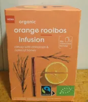 Orange rooibos infusión