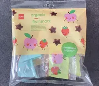 Organic fruit snack