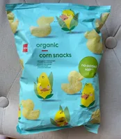 Organic corn snacks