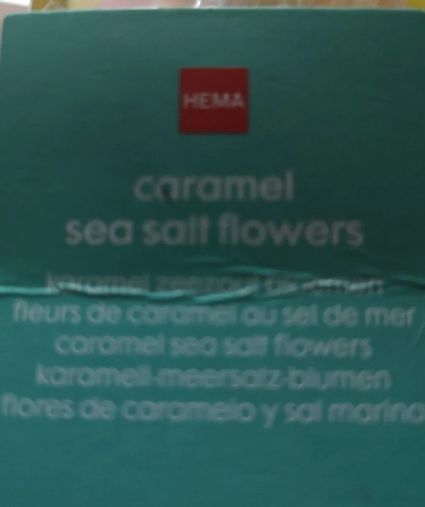 Caramel sea salt flower