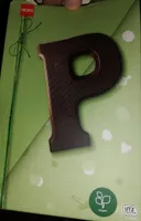 Lettre P en Chocolat