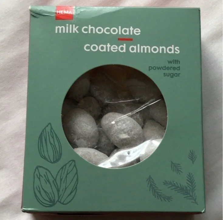 Milk chocolate coated almond