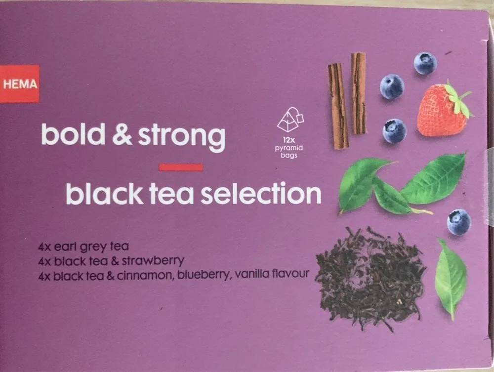 Black tea selection