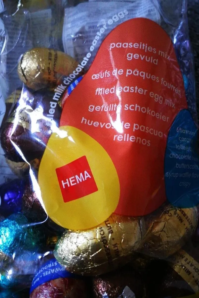 Oeuf de paques fourrés