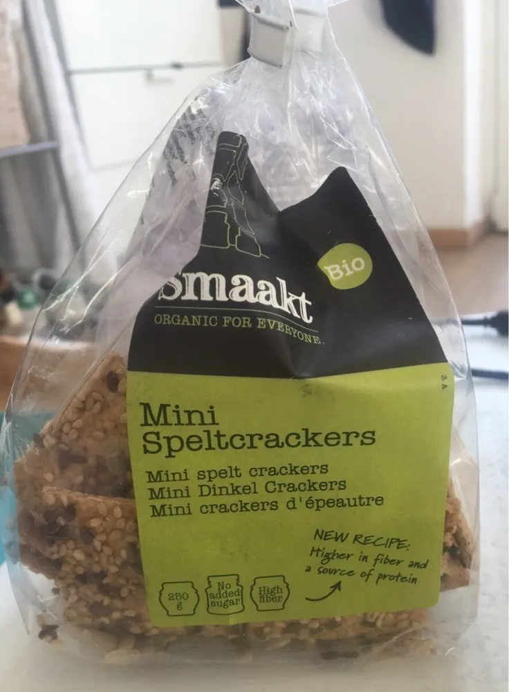 Mini crackers d'epeautre
