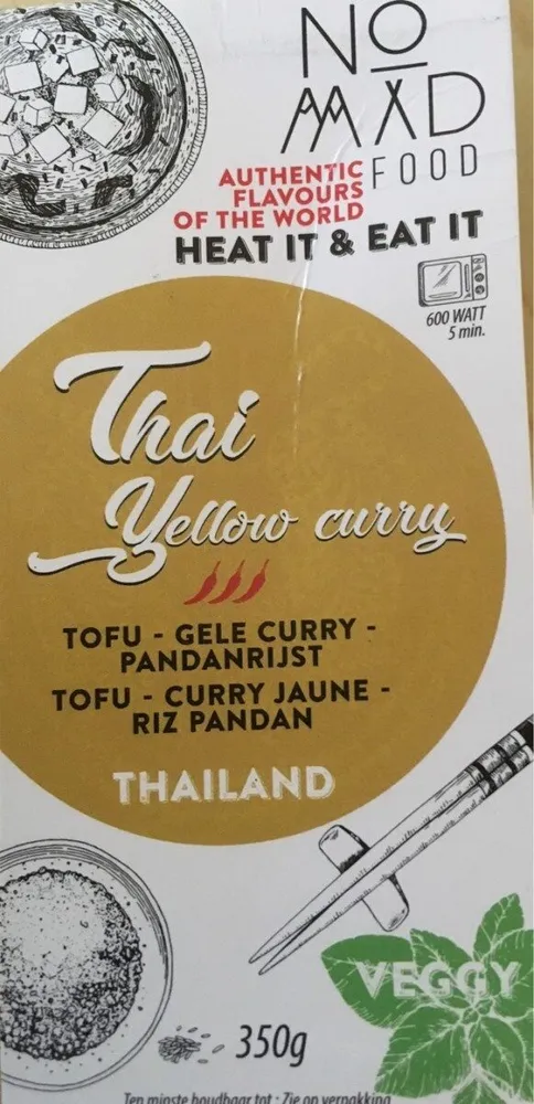 Thai yellow curry tofu