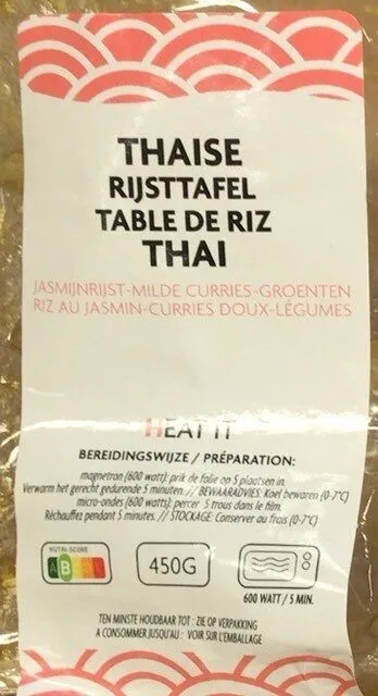 Table de riz