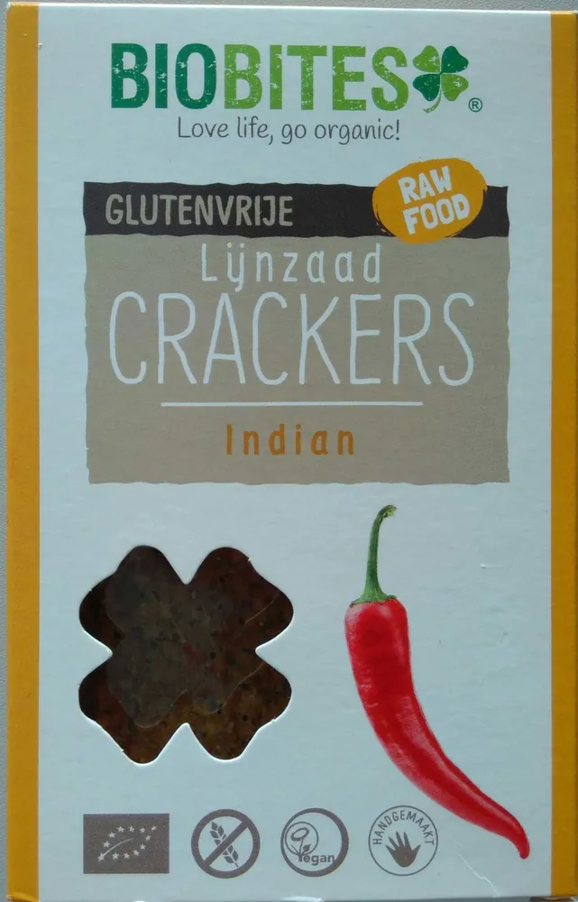 Lijnzaad Crackers Indian