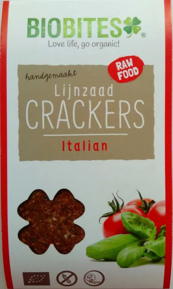 Lijnzaad Crackers Italian