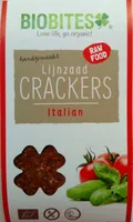 Lijnzaad Crackers Italian