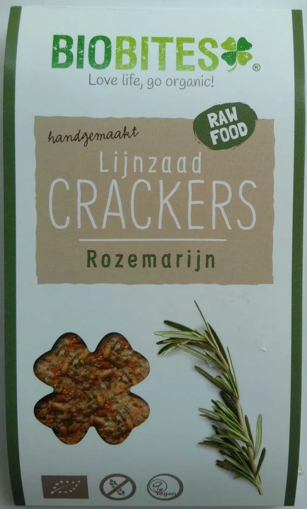 Lijnzaad Crackers Rozemarijn