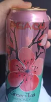 green tea with honey and peach