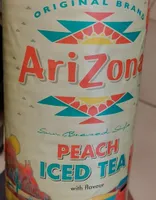 Arizona peach iced tea