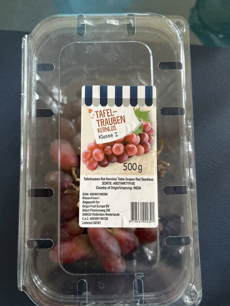 Tafel-Trauben kernlos