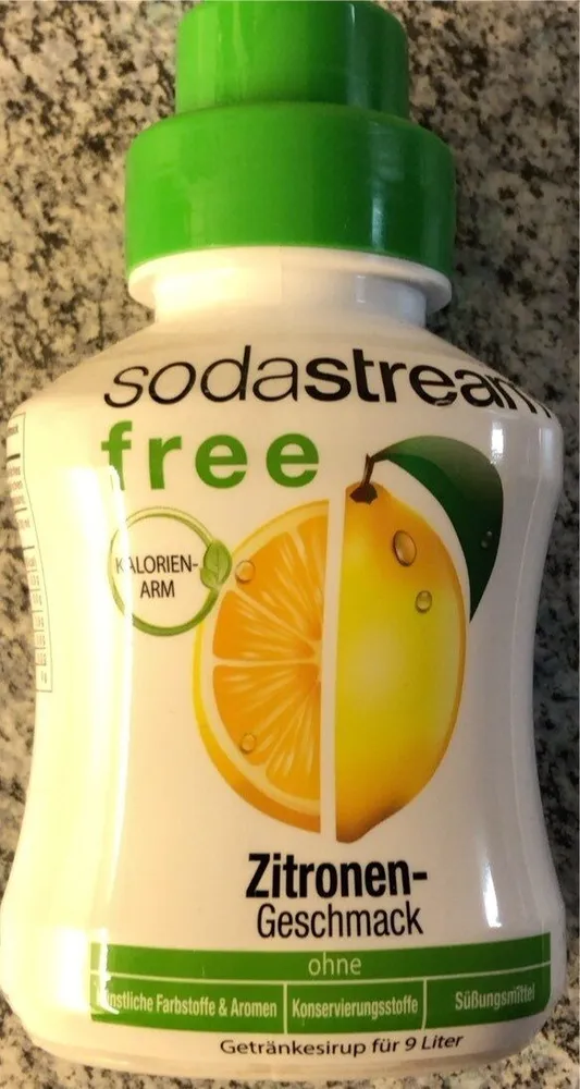 Sodastream free Zitronen-Geschmack