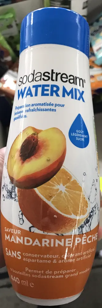 Water Mix saveur Mandarine Pêche