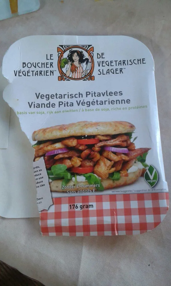 Viande pita végétale