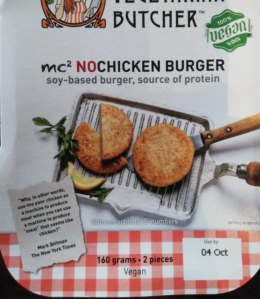 No chicken burger