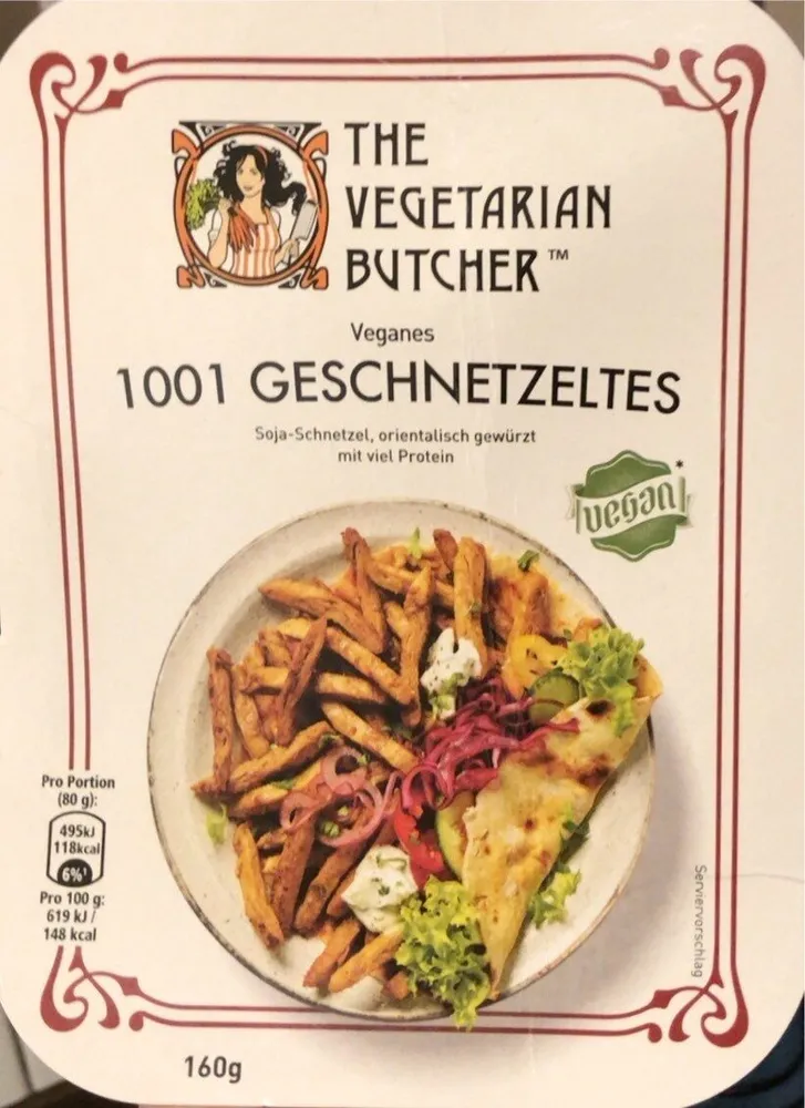 Veganes 1001 Geschnetzeltes