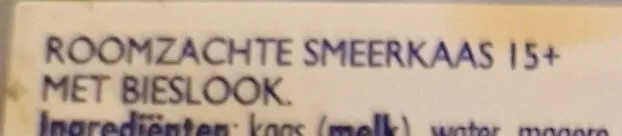 Smeerkaas bieslook