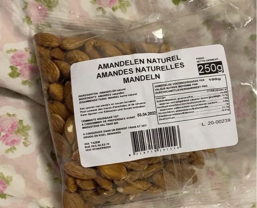 Amandes naturelles