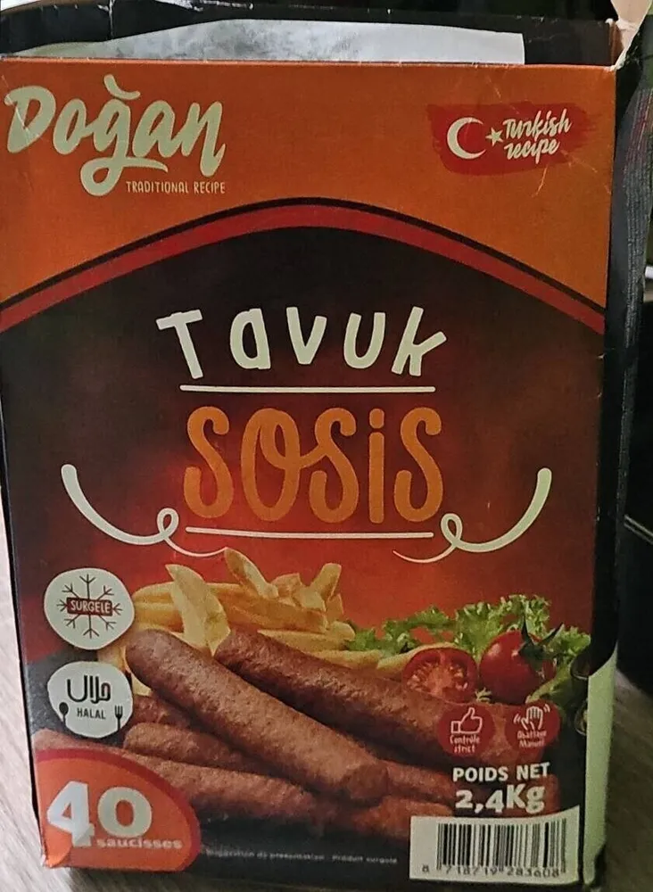 Tavuk sosis