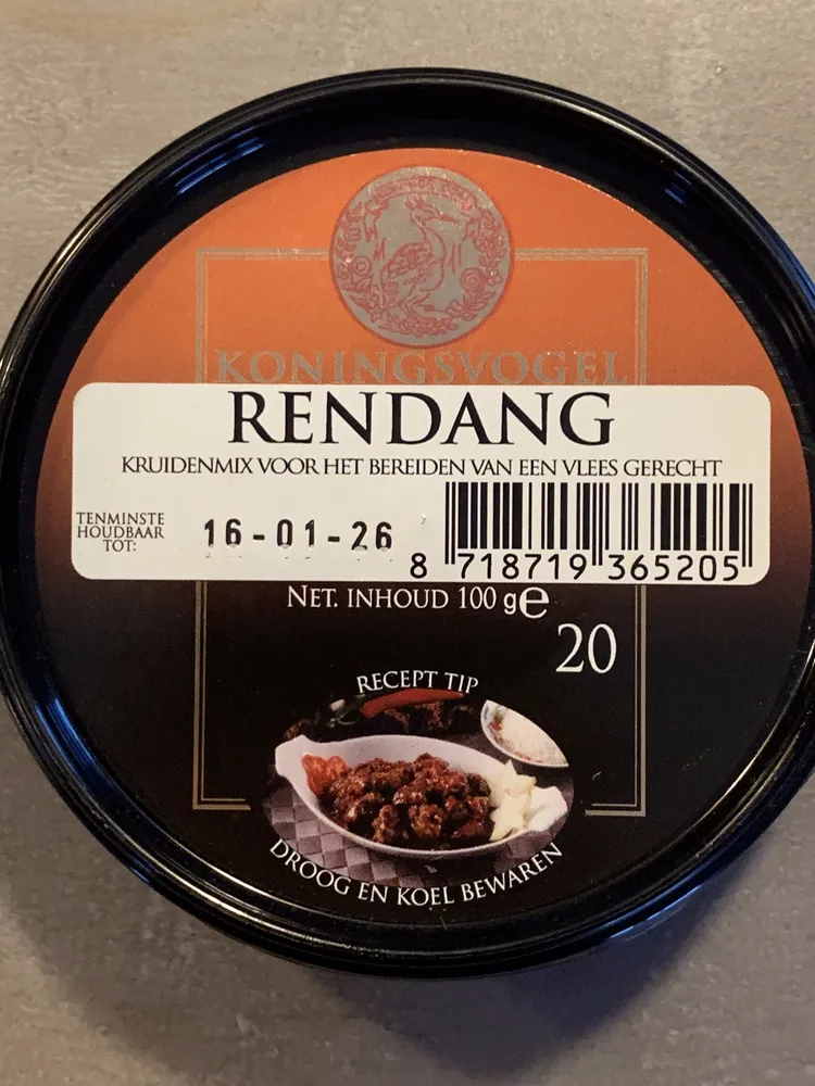 Rendang Mix Koningsvogel