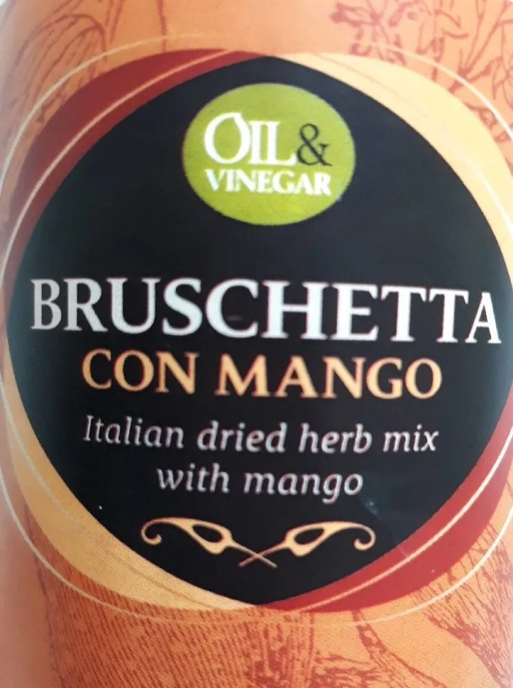 Brushetta con mango