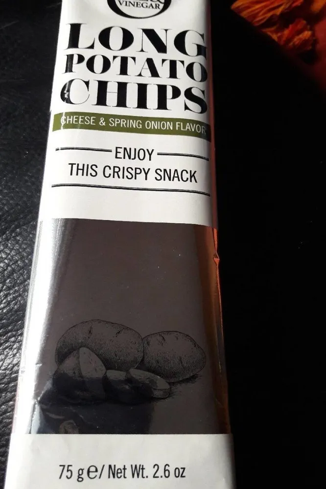 Long potato chips