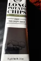 Long potato chips