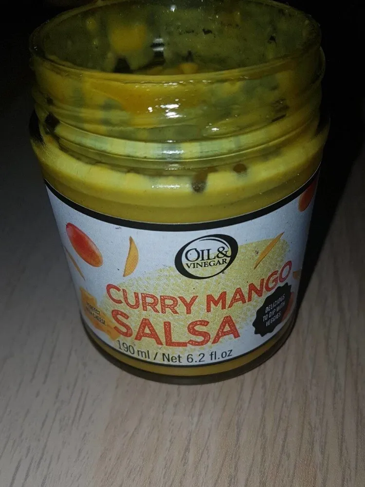 Curry mango salsa