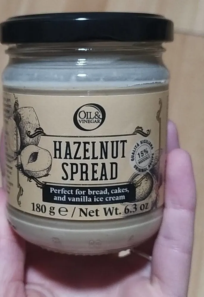Hazenut spread