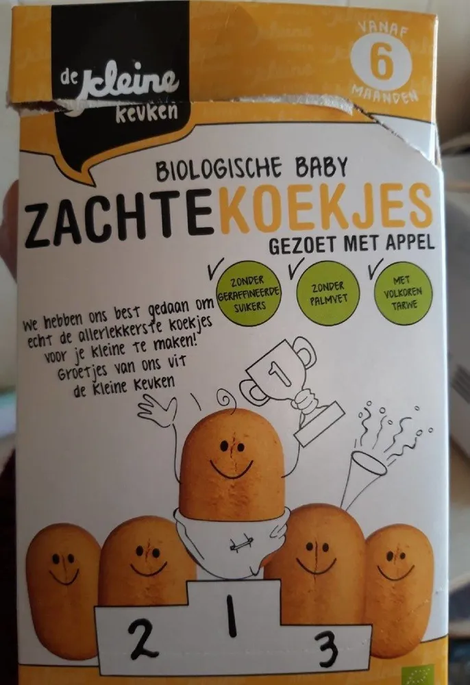 Zachte koekjes met appel
