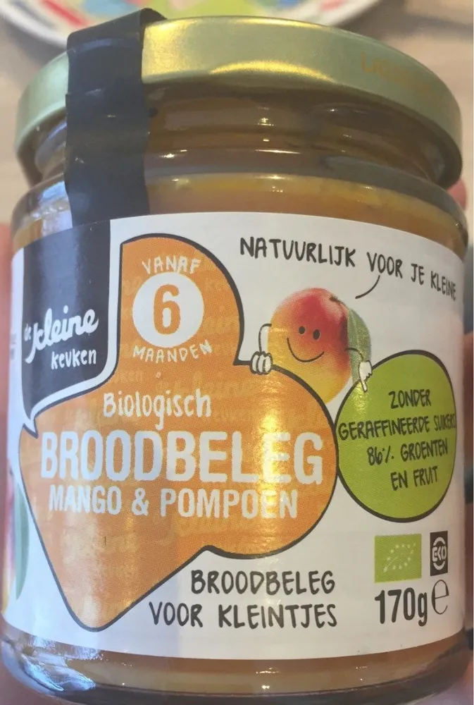 Broodbeleg mango & pompoen