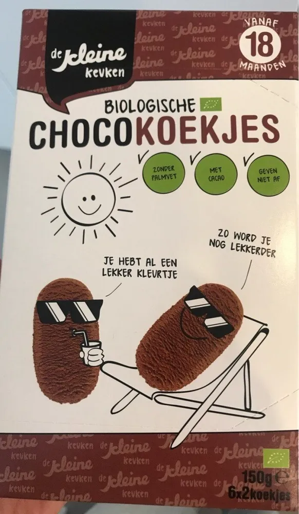 Biologische chocokoekjes