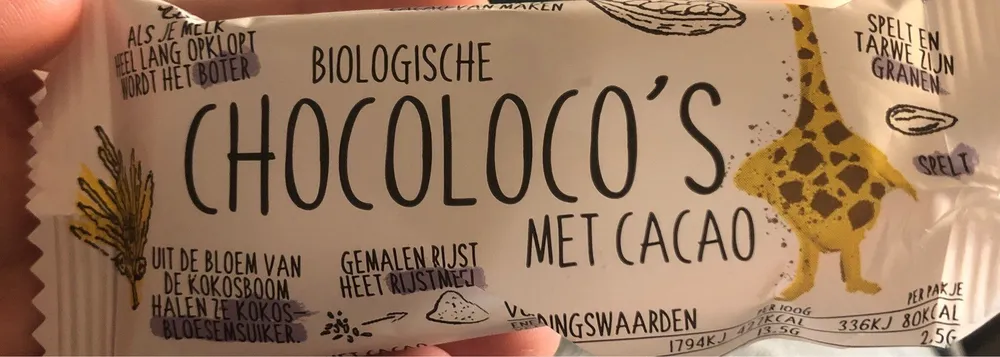 Biologische chocoloco's met cacao