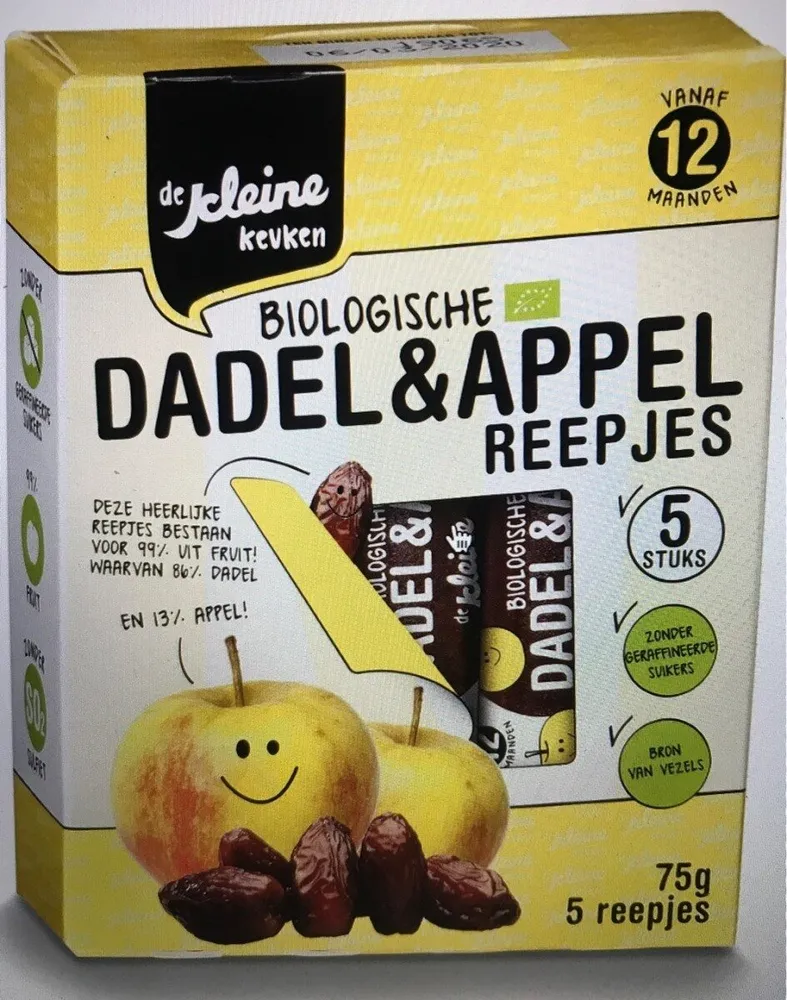 Biologische Dadel & Appel Reepjes