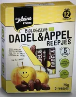 Biologische Dadel & Appel Reepjes