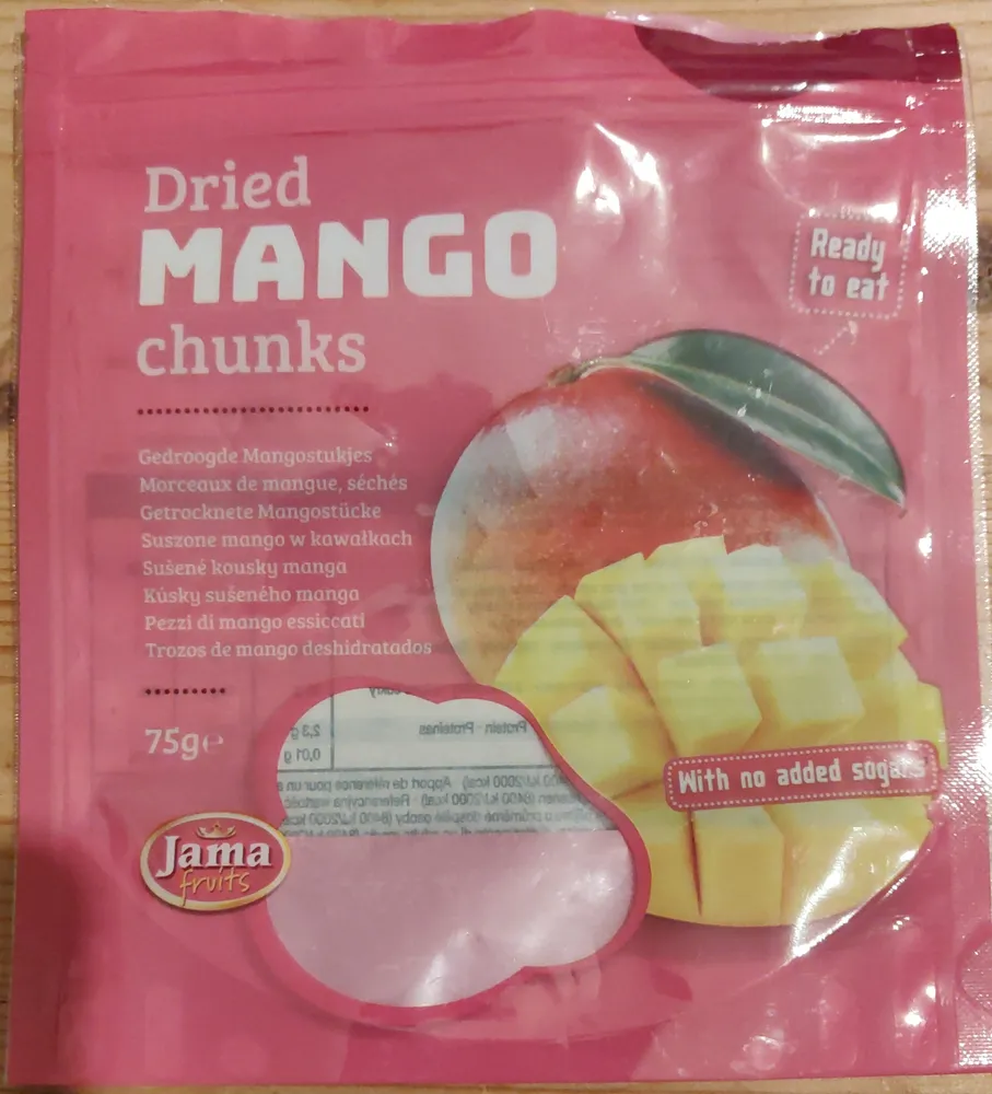 Dried mango chunks